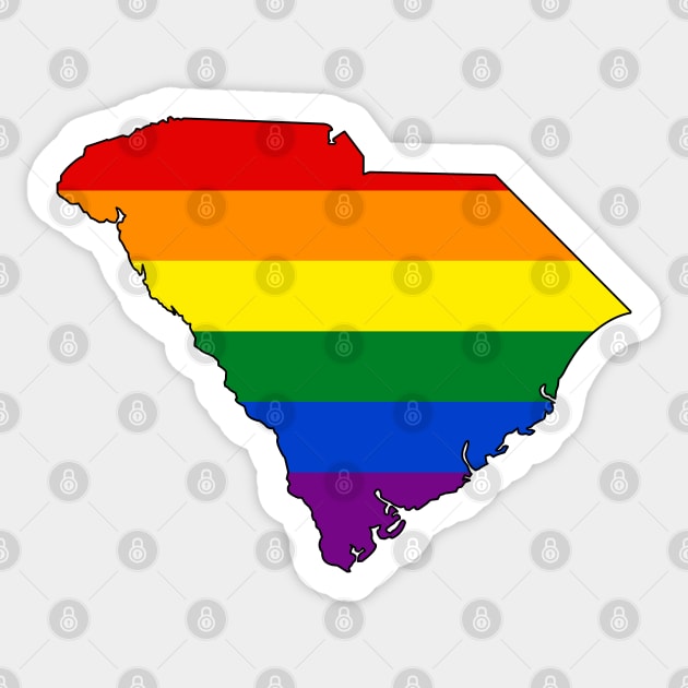 South Carolina Pride! Sticker by somekindofguru